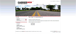 Desktop Screenshot of carrierwebservice.com