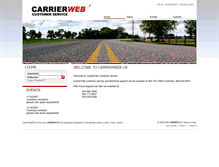 Tablet Screenshot of carrierwebservice.com